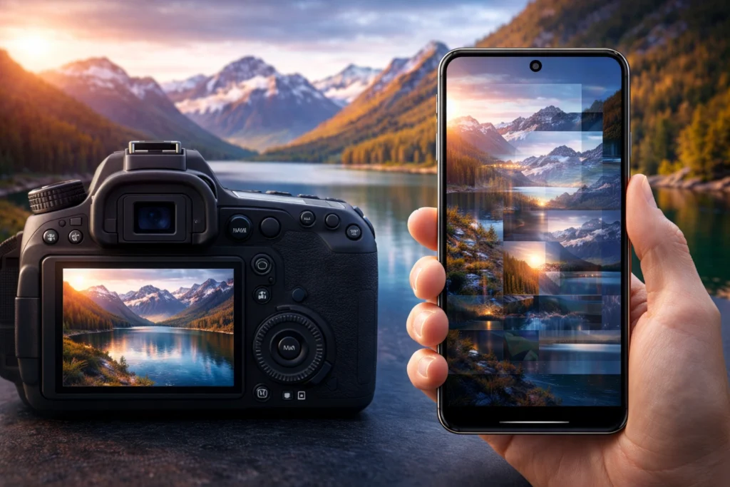 What Makes Smartphone Camera Technology Different from Traditional Cameras?